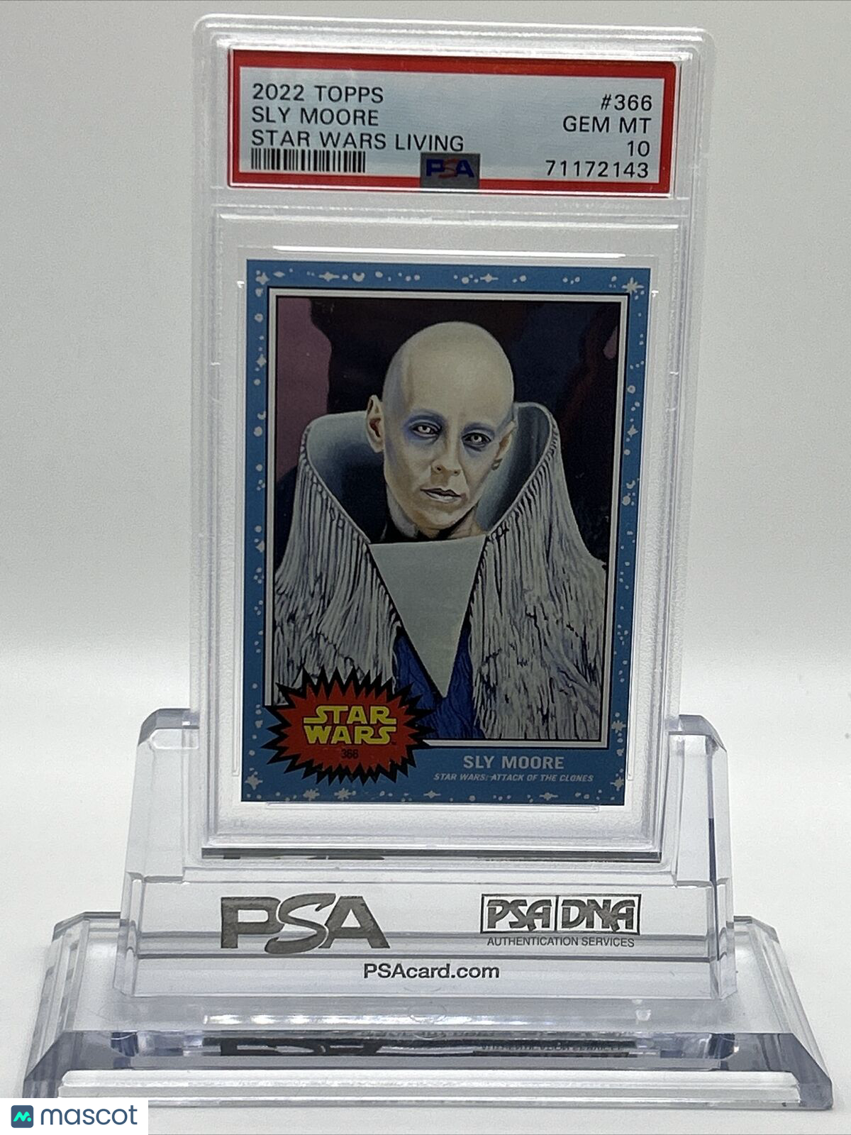 2022 Topps Star Wars Living Set Sly Moore Card #366 PSA 10 Gem Mint