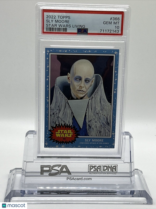 2022 Topps Star Wars Living Set Sly Moore Card #366 PSA 10 Gem Mint
