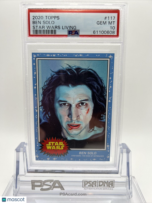 2020 Topps Star Wars Living Set Ben Solo Card #117 PSA 10 Gem Mint