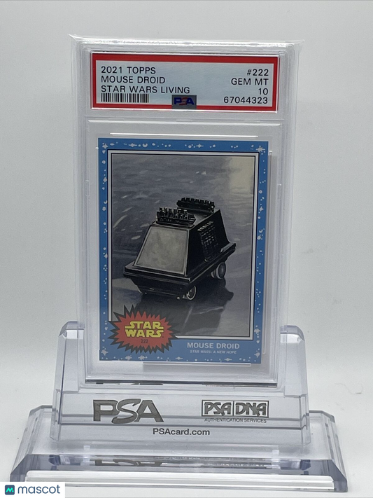 2021 Topps Star Wars Living Set Mouse Droid Card #222 PSA 10 Gem Mint