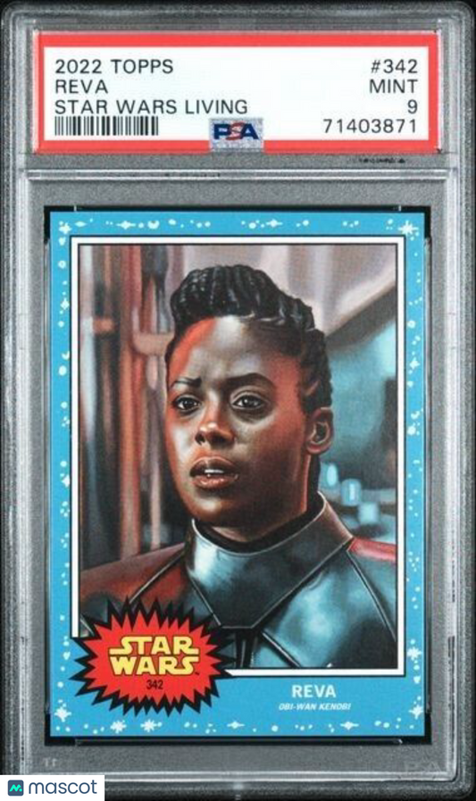 2022 Topps Star Wars Living Set Reva Card #342 PSA 9 Mint