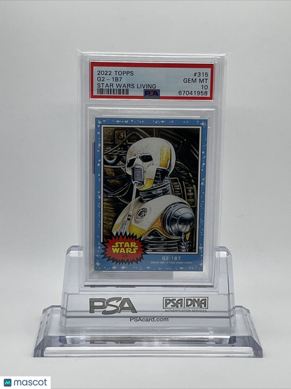 2022 Topps Star Wars Living Set G2-1B7 Card #315 PSA 10 Gem Mint