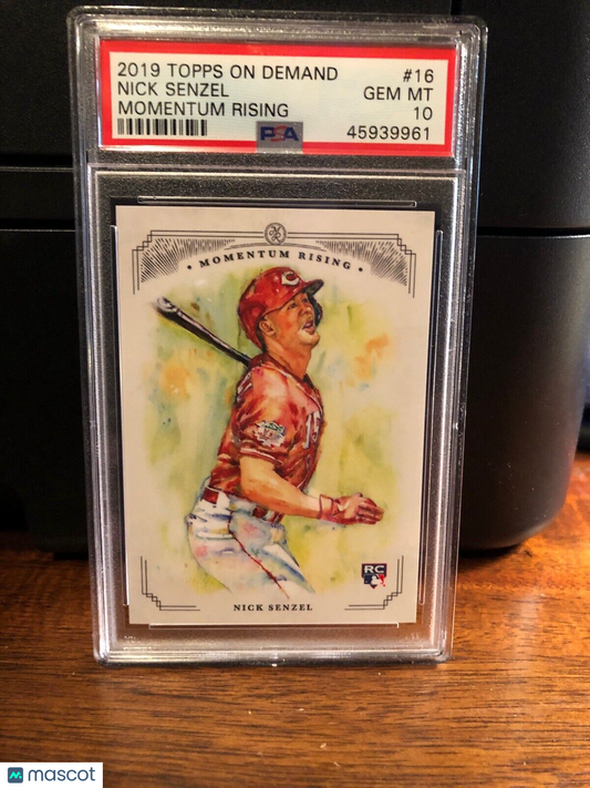 2019 Topps Momentum Rising Nick Senzel Rookie Card #16 PSA 10 Gem Mint