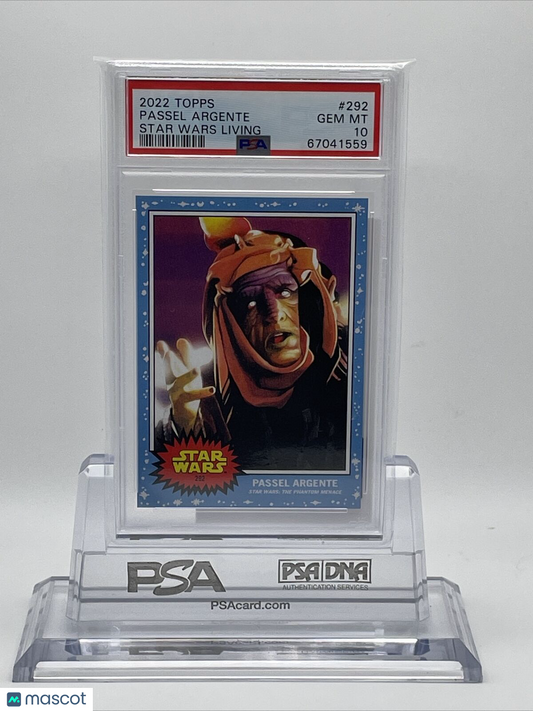 2022 Topps Star Wars Living Set Passel Argente Card #292 PSA 10 Gem Mint
