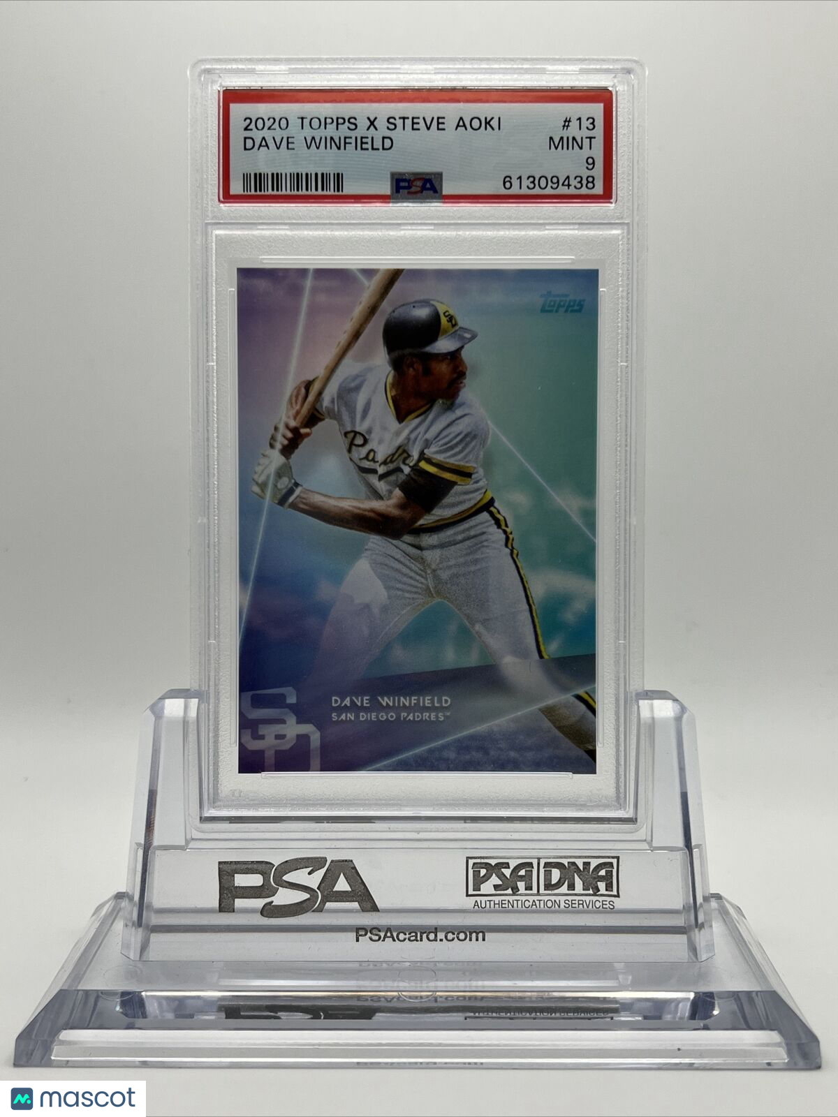 2020 Topps X Steve Aoki Dave Winfield Baseball Card #13 PSA 9
