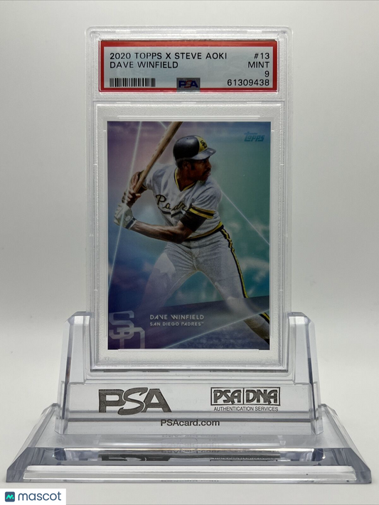 2020 Topps X Steve Aoki Dave Winfield Baseball Card #13 PSA 9