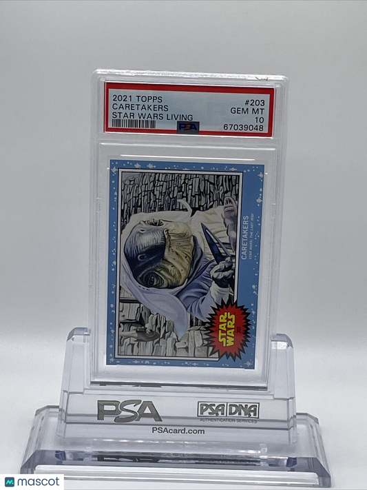 2021 Topps Star Wars Living Set Caretakers Card #203 PSA 10 Gem Mint