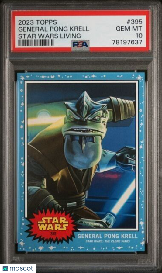 2023 Topps Star Wars Living Set General Pong Krell Card #395 PSA 10 Gem Mint