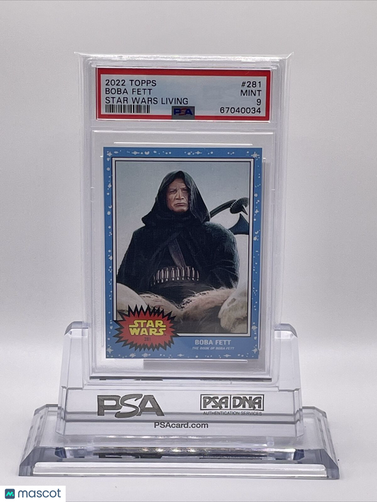 2022 Topps Star Wars Living Set Boba Fett Card #281 PSA 9 Mint