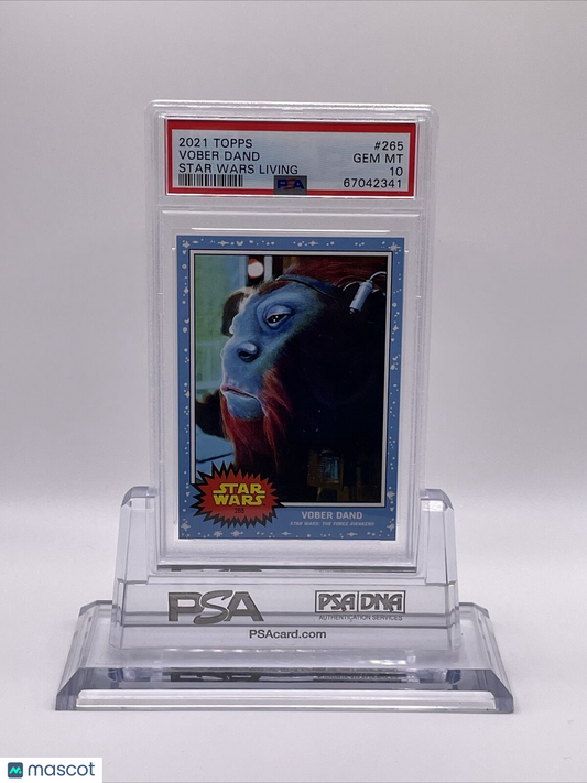 2021 Topps Star Wars Living Set Vober Dand Card #265 PSA 10 Gem Mint