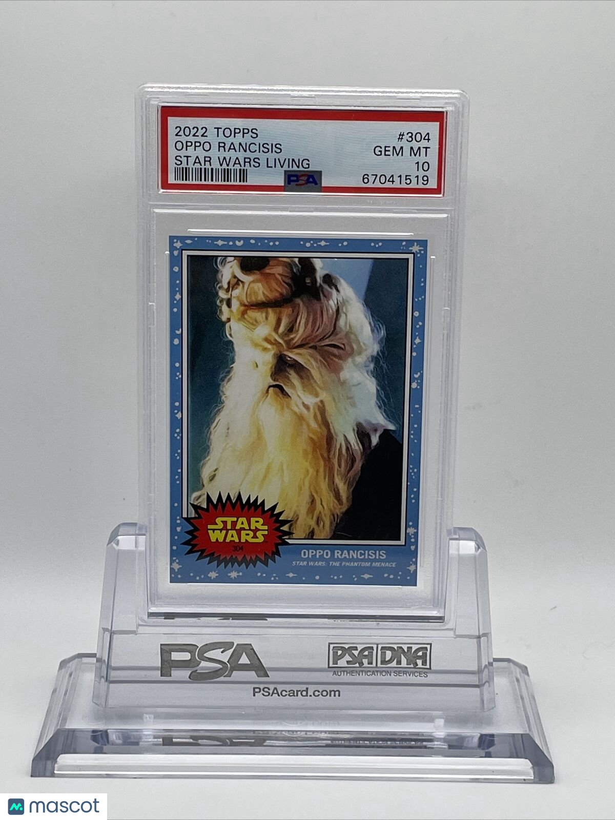 2022 Topps Star Wars Living Set Oppo Rancisis Card #304 PSA 10 Gem Mint