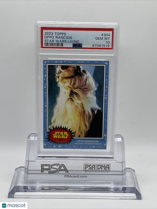 2022 Topps Star Wars Living Set Oppo Rancisis Card #304 PSA 10 Gem Mint