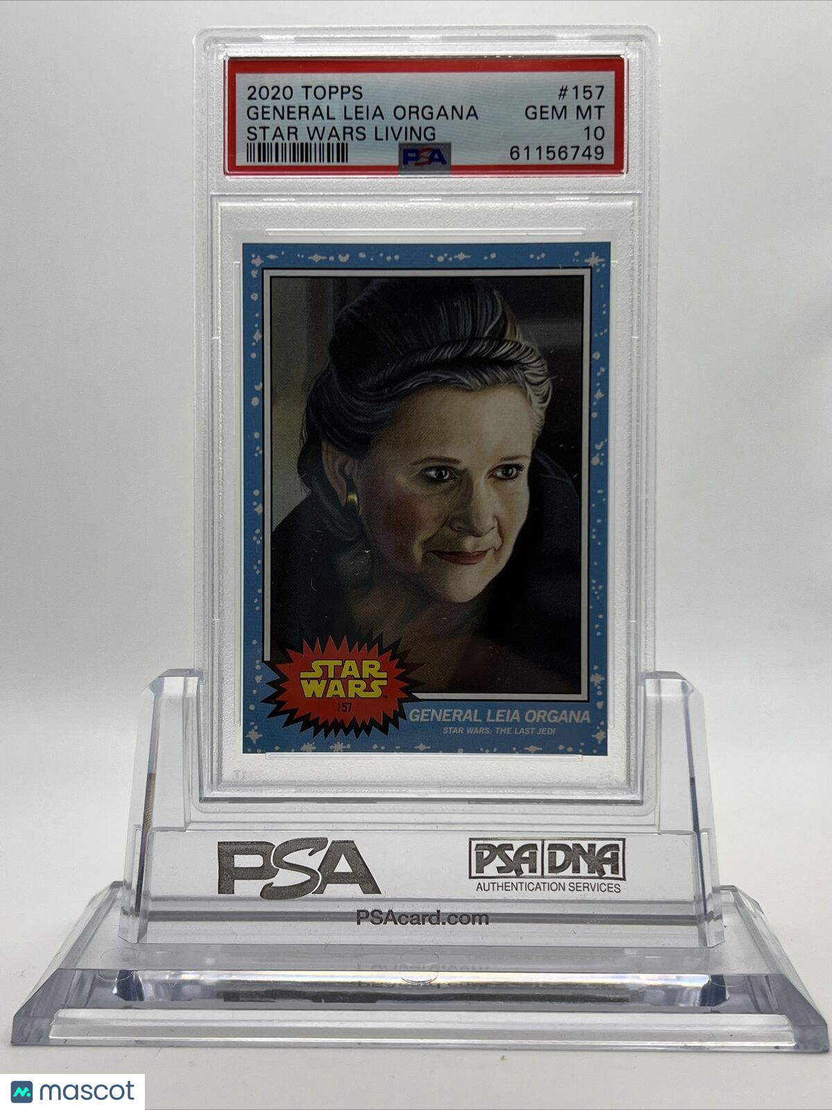 2020 Topps Star Wars Living Set General Leia Organa Card #157 PSA 10 Gem Mint