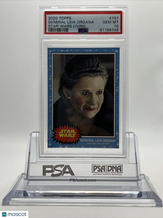 2020 Topps Star Wars Living Set General Leia Organa Card #157 PSA 10 Gem Mint