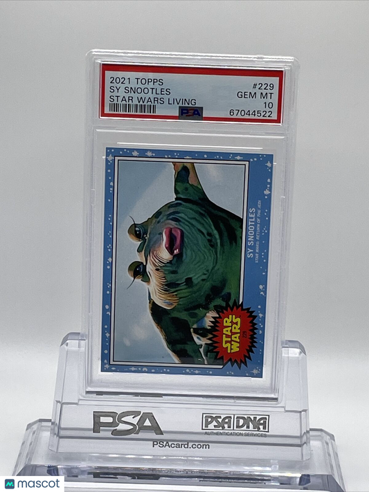 2021 Topps Star Wars Living Set Sy Snootles Card #229 PSA 10 Gem Mint