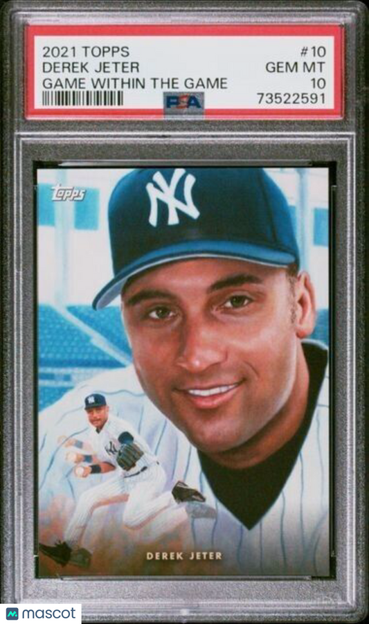 2021 Topps Game Within the Game Derek Jeter Baseball Card #10 PSA 10 Gem Mint