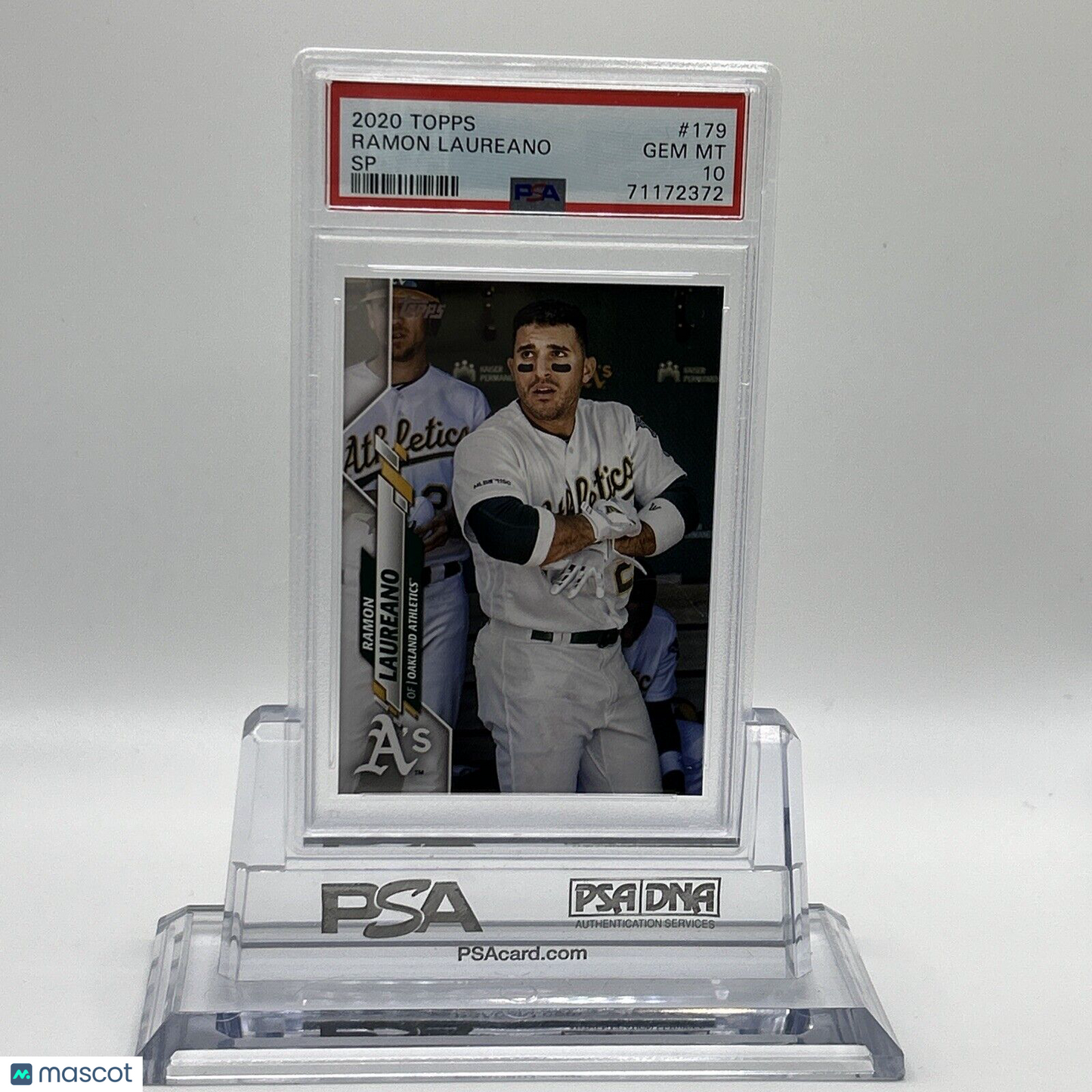 2020 Topps Ramon Laureano SP Baseball Card #179 PSA 10 Gem Mint