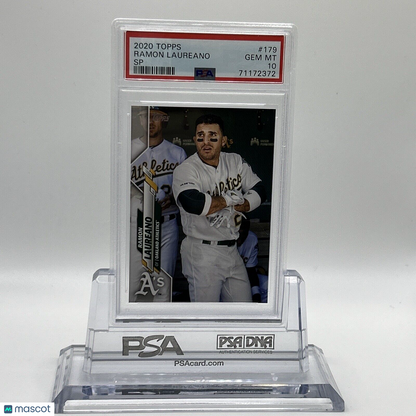 2020 Topps Ramon Laureano SP Baseball Card #179 PSA 10 Gem Mint