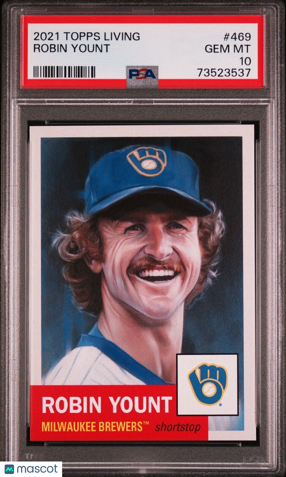 2021 Topps Living Set Robin Yount Baseball Card #469 PSA 10 Gem Mint