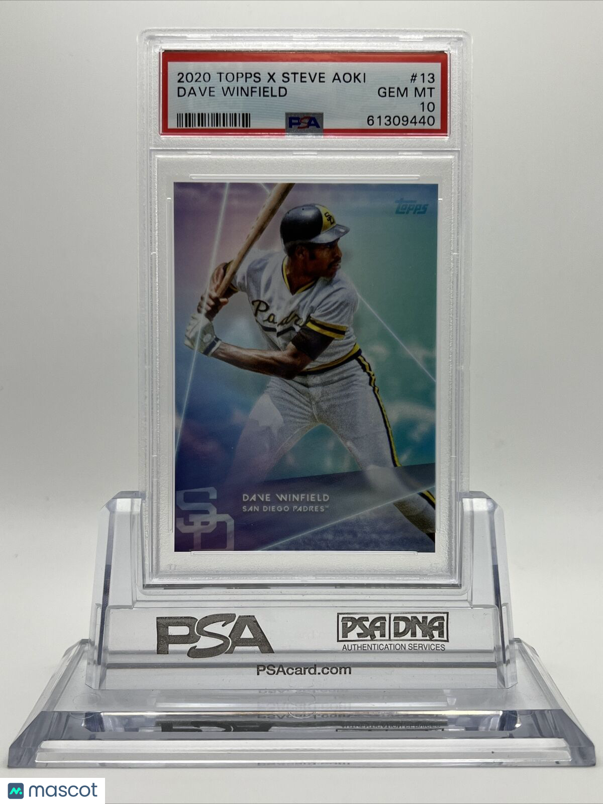 2020 Topps X Steve Aoki Dave Winfield Baseball Card #13 PSA 10