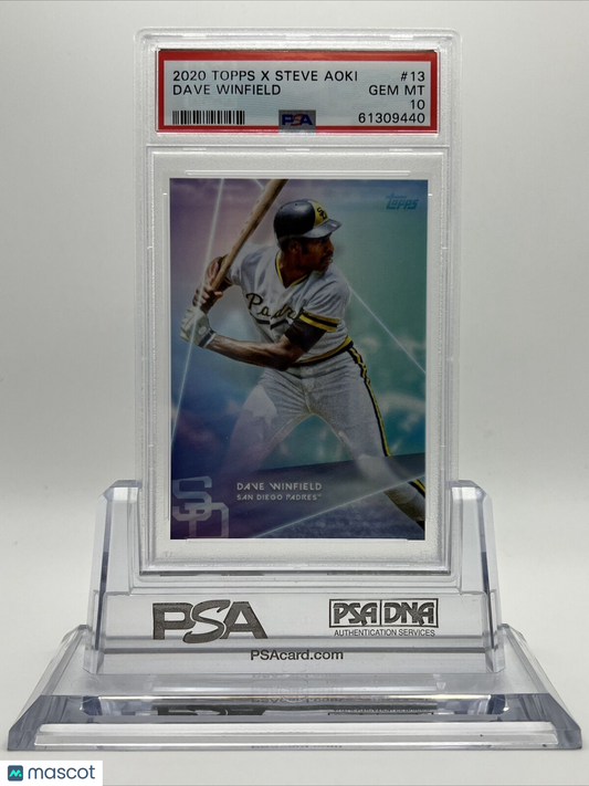 2020 Topps X Steve Aoki Dave Winfield Baseball Card #13 PSA 10