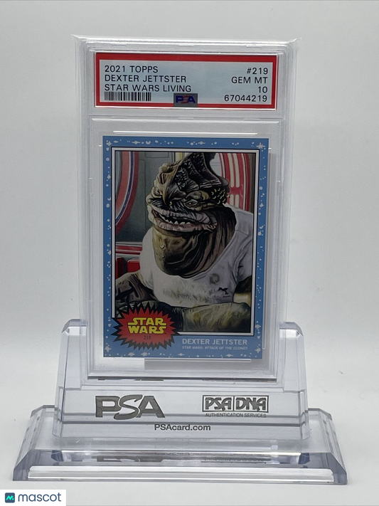 2021 Topps Star Wars Living Set Dexter Jettster Card #219 PSA 10 Gem Mint