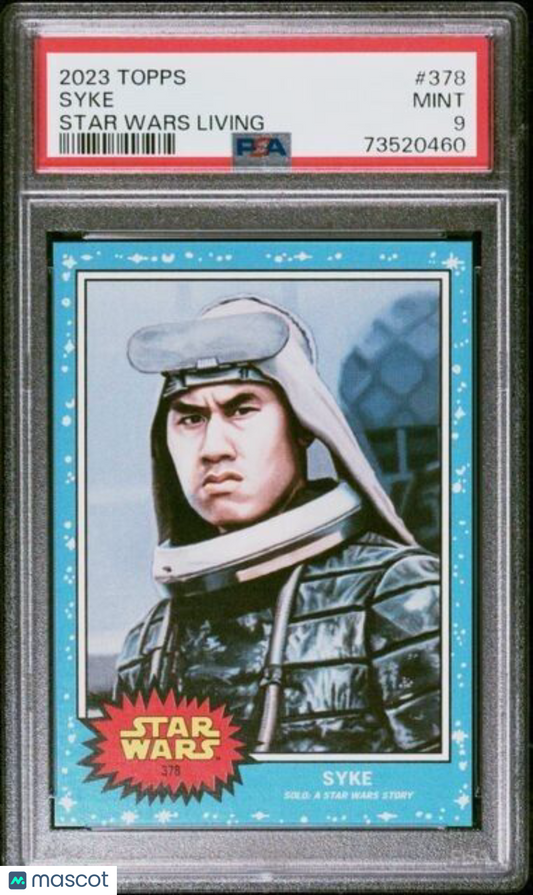 2023 Topps Star Wars Living Set Syke Card #378 PSA 9 Mint