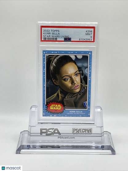 2022 Topps Star Wars Living Set Korr Sella Card #298 PSA 9 Mint
