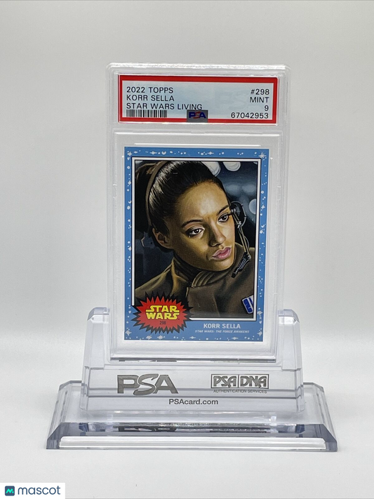 2022 Topps Star Wars Living Set Korr Sella Card #298 PSA 9 Mint