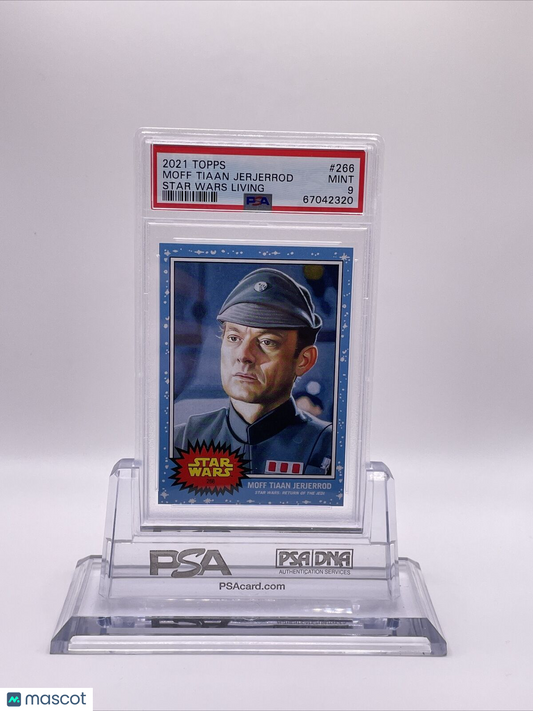 2021 Topps Star Wars Living Set Moff Tiaan Jerjerrod Card #266 PSA 9 Mint