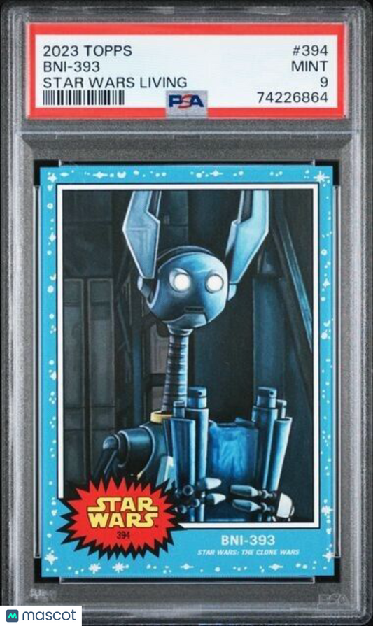 2023 Topps Star Wars Living Set Bni-393 Card #394 PSA 9 Mint