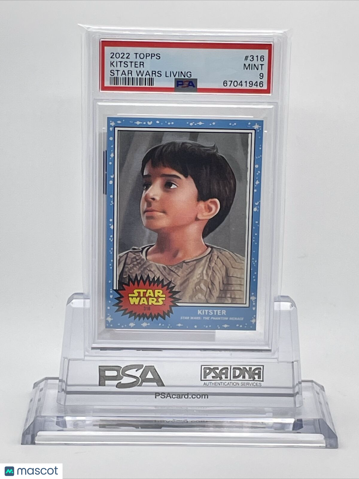 2022 Topps Star Wars Living Set Kitster Card #316 PSA 9 Mint