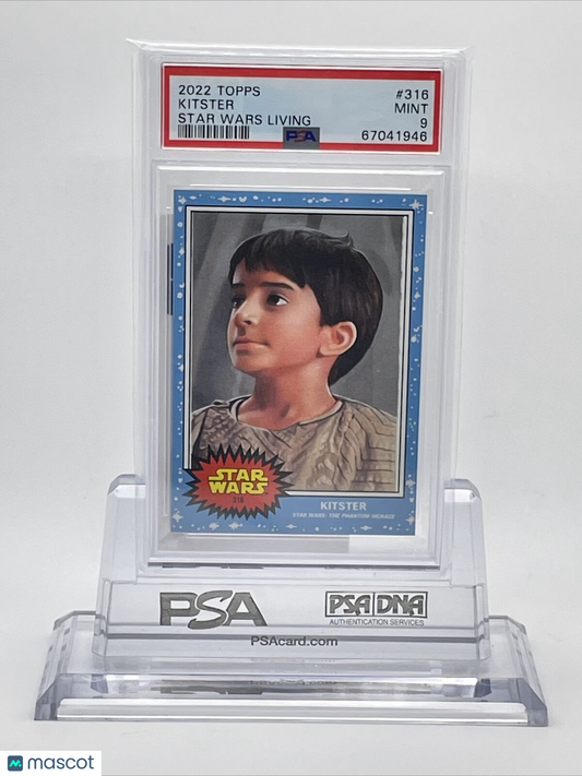 2022 Topps Star Wars Living Set Kitster Card #316 PSA 9 Mint
