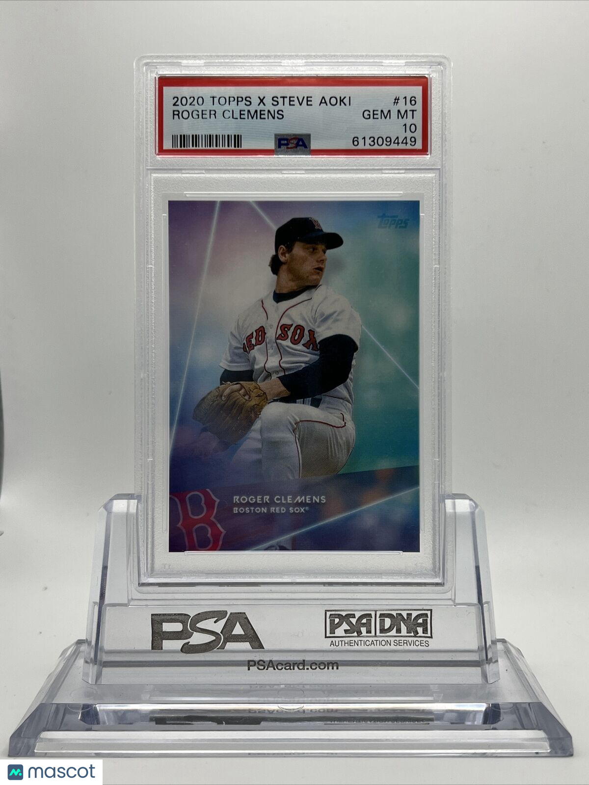 2020 Topps X Steve Aoki Roger Clemens Baseball Card #16 PSA 10