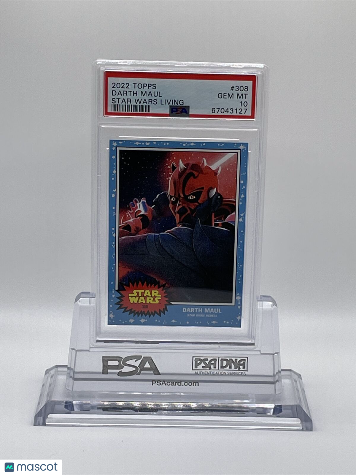 2022 Topps Star Wars Living Set Darth Maul Card #308 PSA 10 Gem Mint