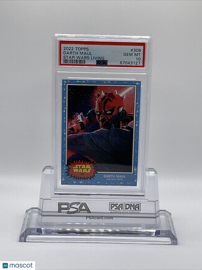 2022 Topps Star Wars Living Set Darth Maul Card #308 PSA 10 Gem Mint