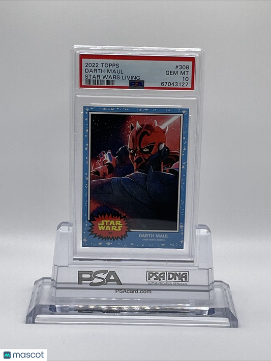 2022 Topps Star Wars Living Set Darth Maul Card #308 PSA 10 Gem Mint