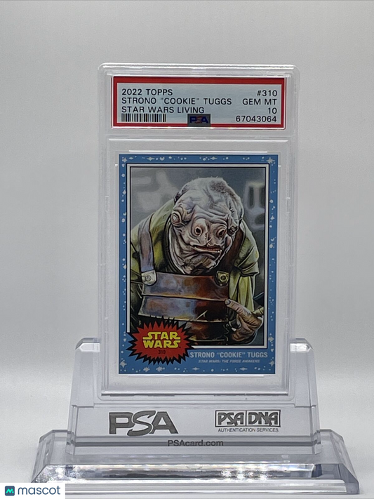2022 Topps Star Wars Living Set Strono "Cookie" Tuggs Card #310 PSA 10 Gem Mint