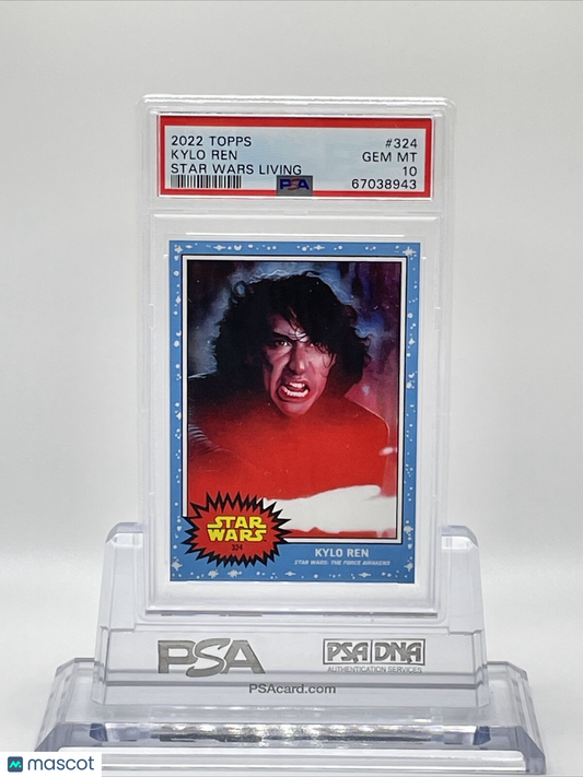2022 Topps Star Wars Living Set Kylo Ren Card #324 PSA 10 Gem Mint