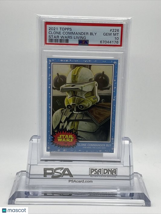 2021 Topps Star Wars Living Set Clone Commander Bly Card #226 PSA 10 Gem Mint