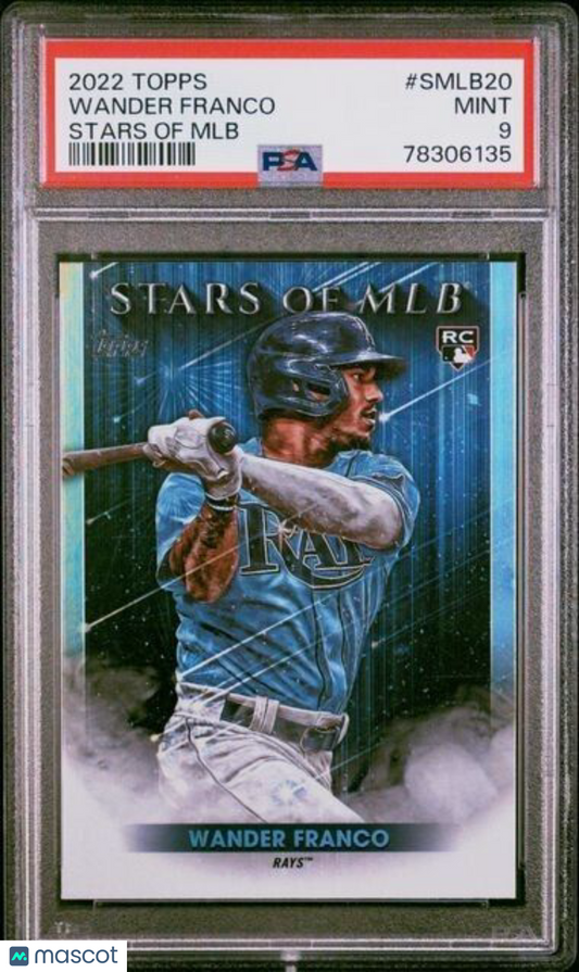 2022 Topps Stars of MLB Wander Franco Rookie Baseball Card #SMLB20 PSA 9