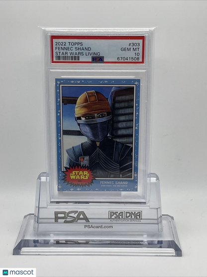 2022 Topps Star Wars Living Set Fennec Shand Card #303 PSA 10 Gem Mint