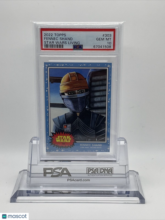 2022 Topps Star Wars Living Set Fennec Shand Card #303 PSA 10 Gem Mint