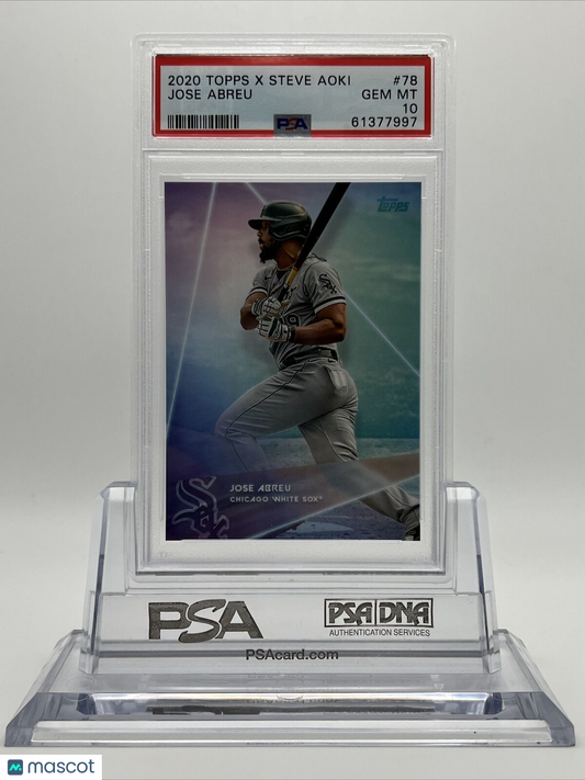 2020 Topps X Steve Aoki Jose Abreu Baseball Card #78 PSA 10