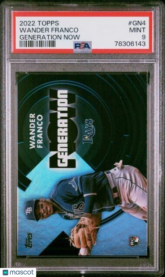 2022 Topps Wander Franco Generation Now Rookie Baseball Card #GN4 PSA 9