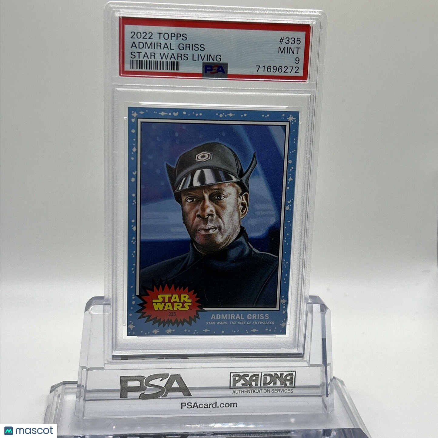 2022 Topps Star Wars Living Set Admiral Griss Card #335 PSA 9 Mint