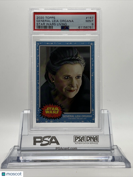 2020 Topps Star Wars Living Set General Leia Organa Card #157 PSA 9 Mint