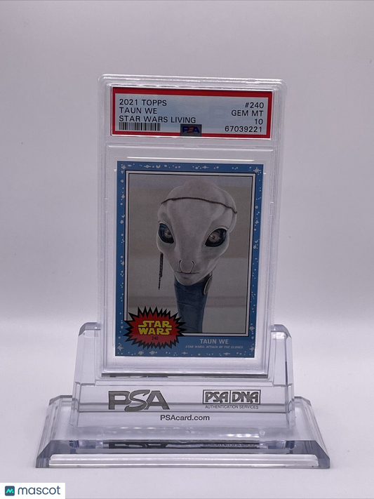 2021 Topps Star Wars Living Set Taun We Card #240 PSA 10 Gem Mint
