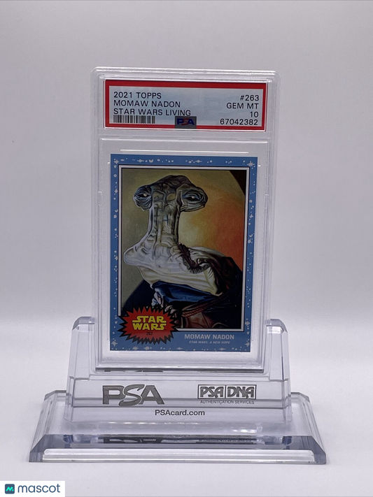 2021 Topps Star Wars Living Set Momaw Nadon Card #263 PSA 10 Gem Mint