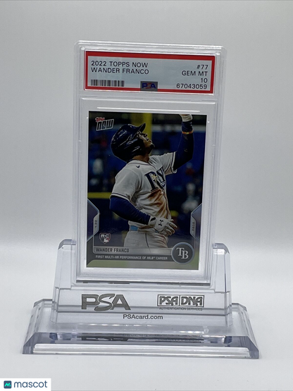 2022 Topps Now Wander Franco Rookie Baseball Card #77 PSA 10 Gem Mint